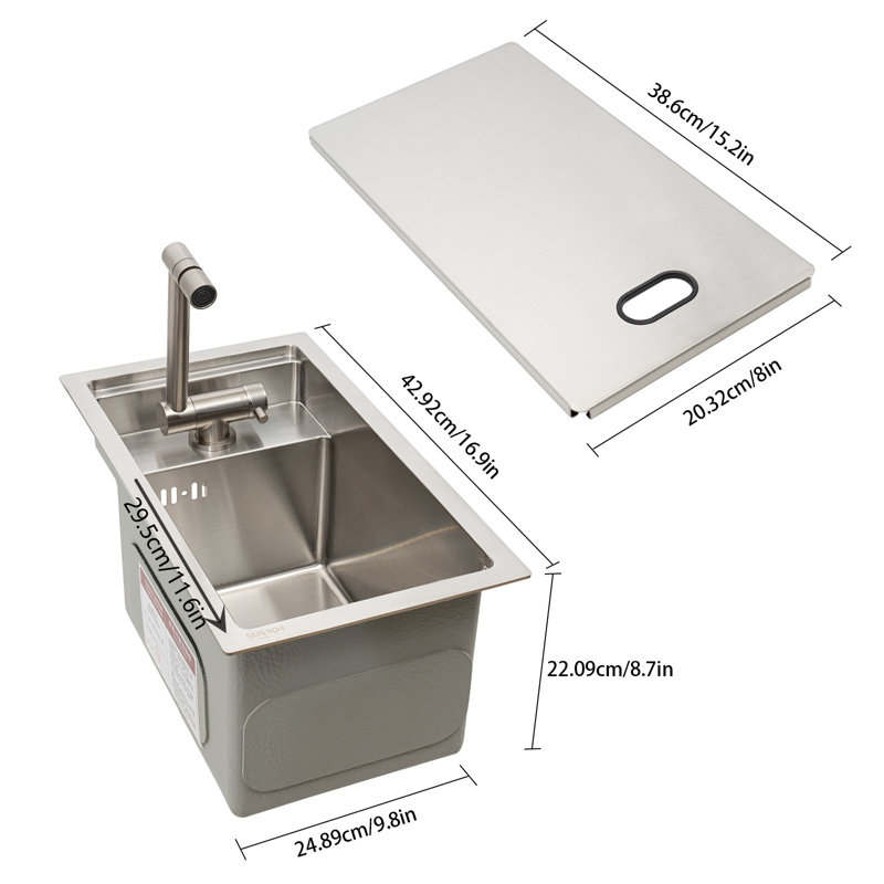 Évier de cuisine 16,9 L