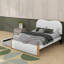 Lit plateforme tapissier avec lit gigogne-508423951