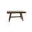 Contemporary Dark Walnut Table, Rectangular, Made From Rubberwood Veneer Modern Dining Finish, Rectangular Design