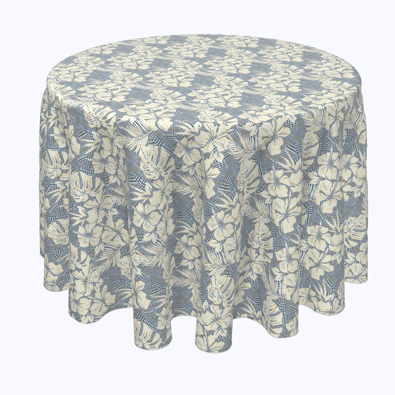 Cindy Hibiscus Tablecloth, 70" x 70"