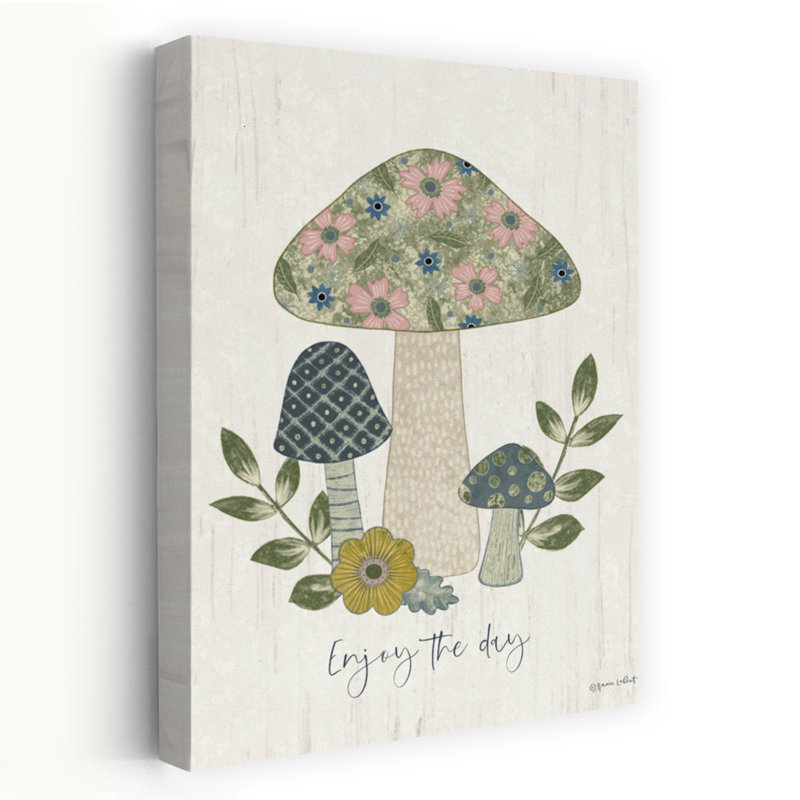 Enjoy The Day - Art typographique contemporain «Enjoy The Day», H 32 po x l 48 po