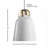 1 - Light Gold/White Single Pendant
