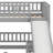 Low Bunk Beds, Kids Bunk Bed With Slide, Fence And Ladder, Wood Toddler Bunk Beds-1180852494-1189953101