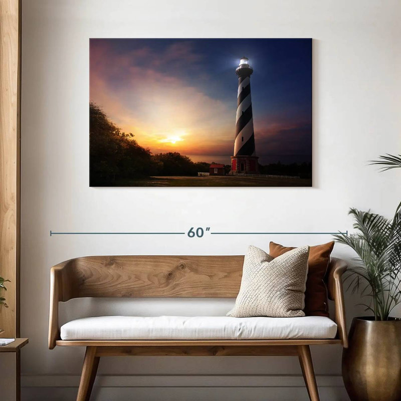 Lilie Cape Hatteras Lighthouse Sunset, 30" H x 45" W