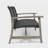 HAMPTON Outdoor Acacia Wood Wicker Loveseat, Patio Furniture Conversation Set for Backyard-79130151