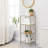 Agosti Stainless Steel Etagere Bookcase-1363989295-1363989291