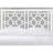 Tabor Chippendale White Headboard - Queen/Full-167867452