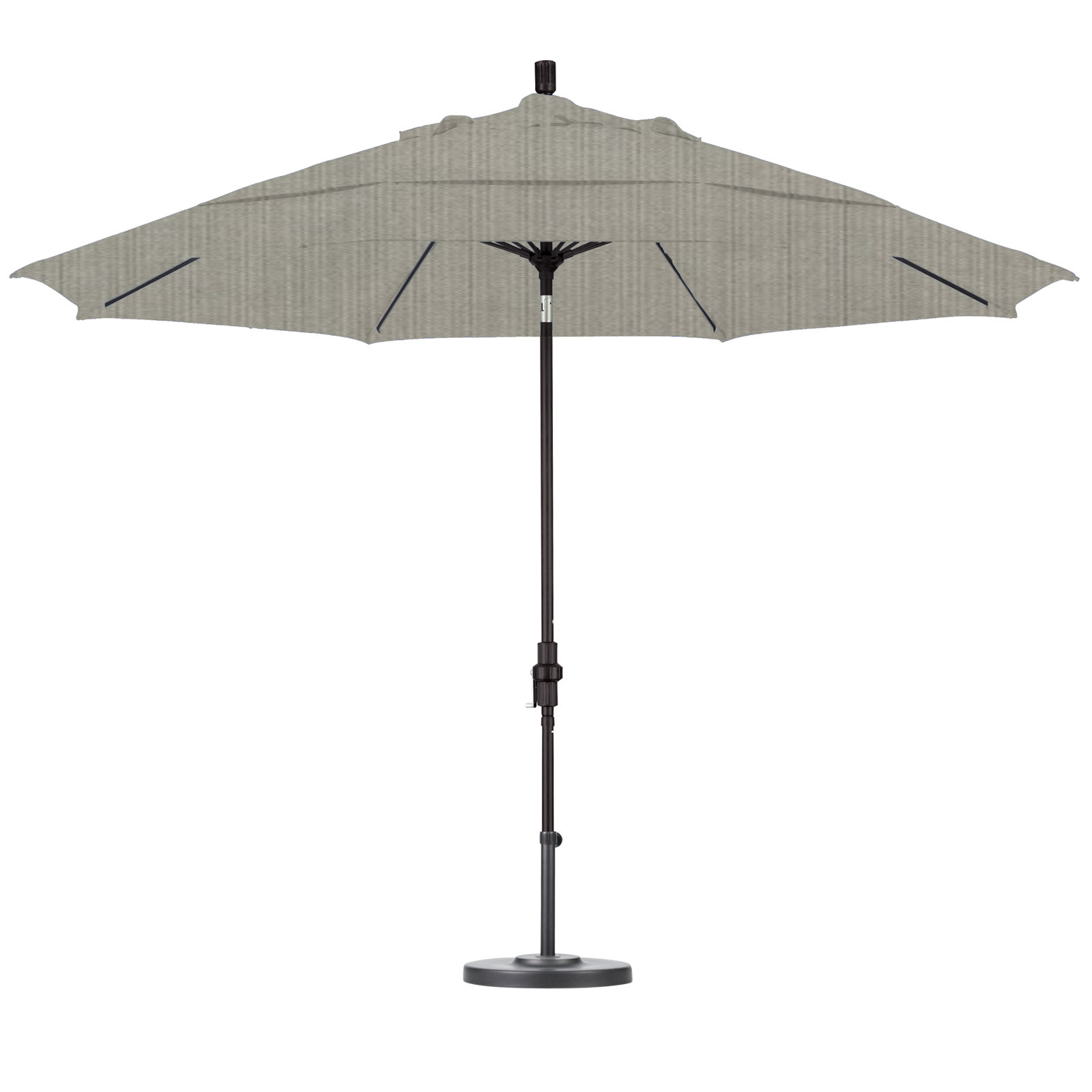 Brent 132'' Sunbrella® Outdoor Umbrella, Spectrum Dove Sunbrella® Plainweave