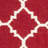 Rodgers Hand Woven Flat Weave Wool/Cotton Geometric Rug in Red/Ivory-1993221573