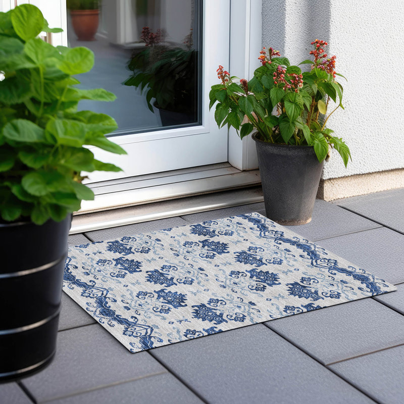  Lummus Non-Slip Indoor Outdoor Door Mat, Rectangle 1'8" x 2'6"