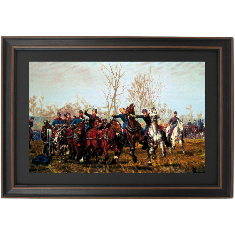 Battery Forward By William T. Trego, 25" H x 36" W