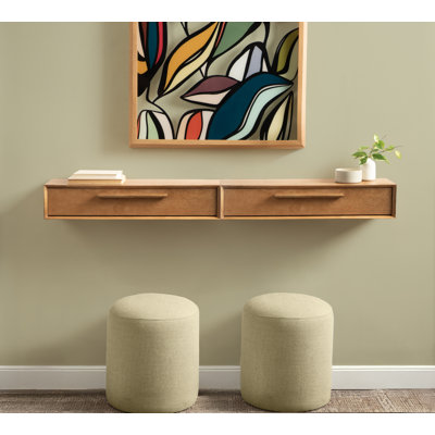 Console flottante en bois de manguier McCutcheon