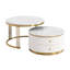 Table basse gigogne 2 tiroirs Design
