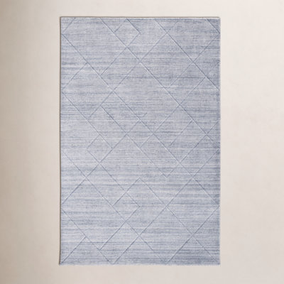 Kentoria Handmade Viscose Gray/Silver Rug