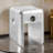 Industrial 24.02"H Square End Table in Aluminum