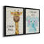 Safari Stand Tall - ensemble de 2 reproductions d'art-530100660-530444001-530444002
