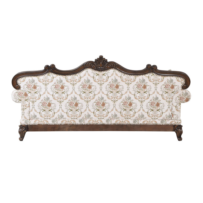 Canapé Nayla, Velours beige