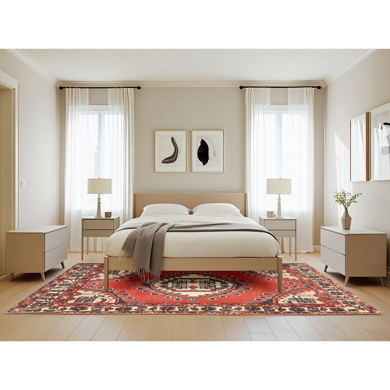 Southwestern Indoor Rug, Rectangle 5' x 8'