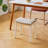 Saddle Cushion Vanity Stool Chair, Foot Rest Stool With Solid Wood Legs, Modern Vanity Bench Ottoman For Piano, Upholstered Seat, Legs&Light Linen-1431498243-1431498245