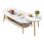 Table basse en bois - Design minimaliste élégant avec beaucoup de rangement pour le salon et la chambre à coucher-233092299