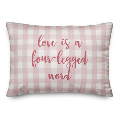 Plaid Throw Pillow