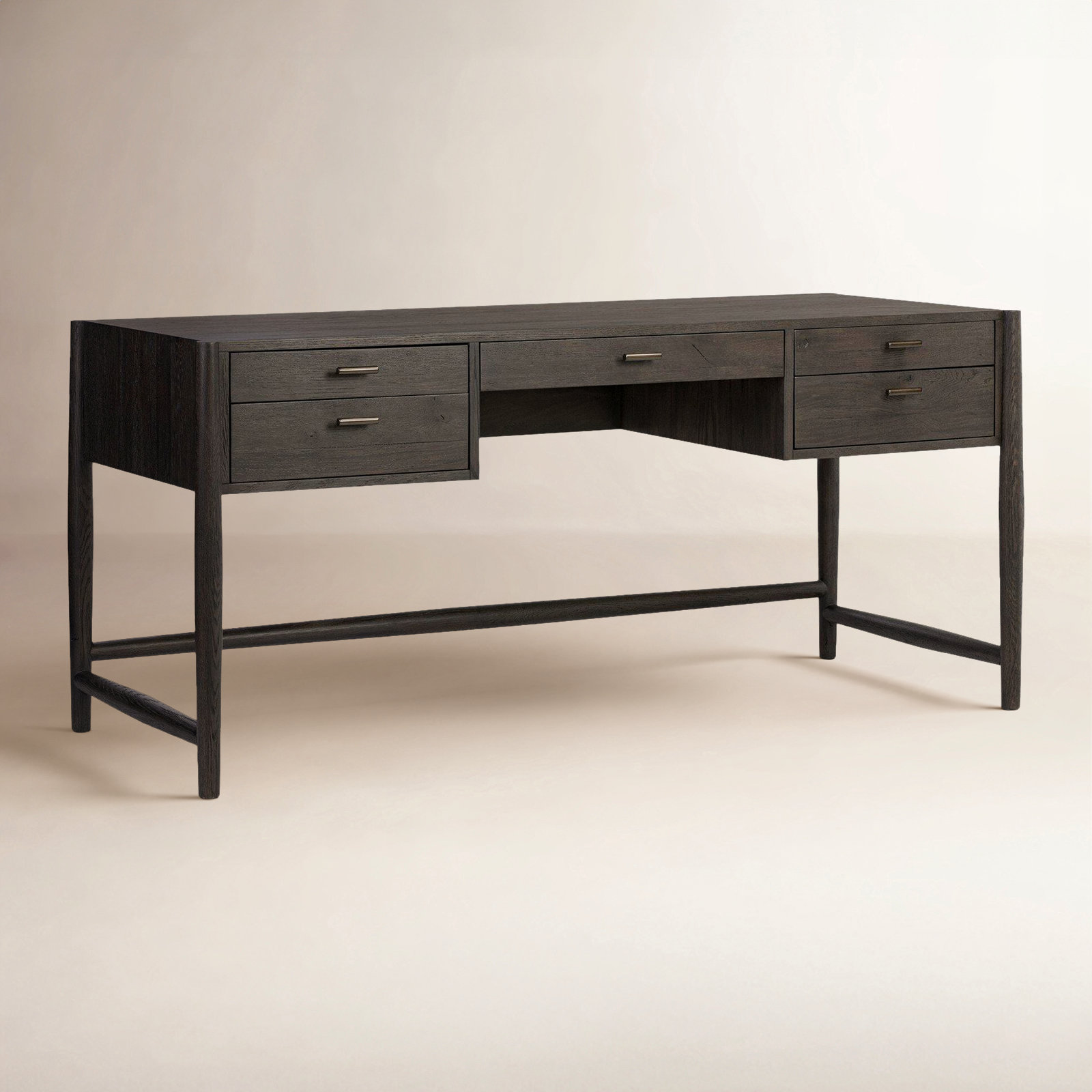 Cayenne Writing Desk, Smoked Black Oak