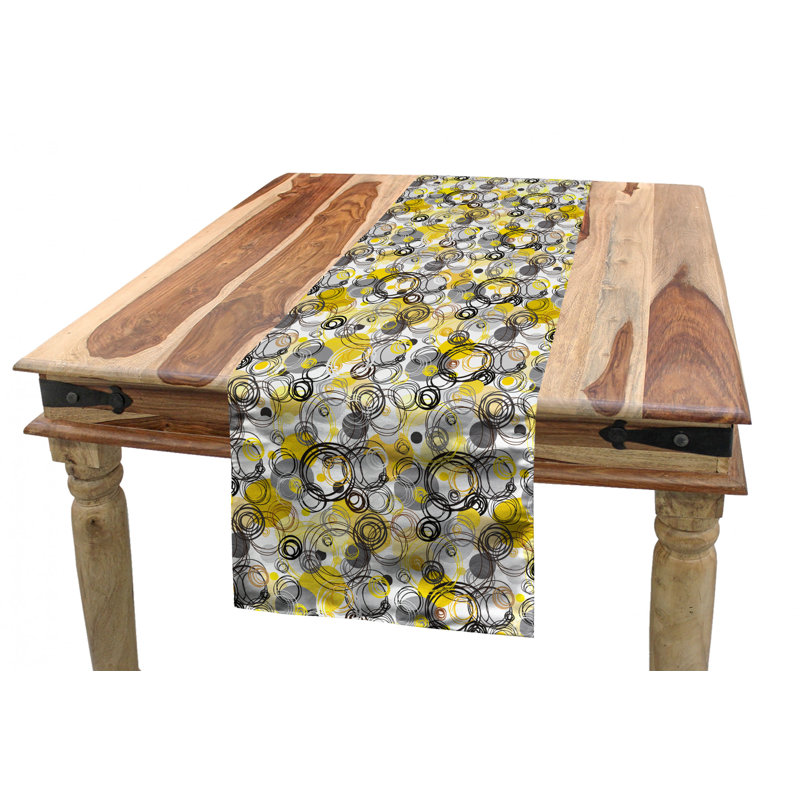 Chemin de table géométrique, 120 po x 16 po