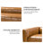 Beatryce 80" Genuine Leather Tuxedo Arm Sofa-1589923243