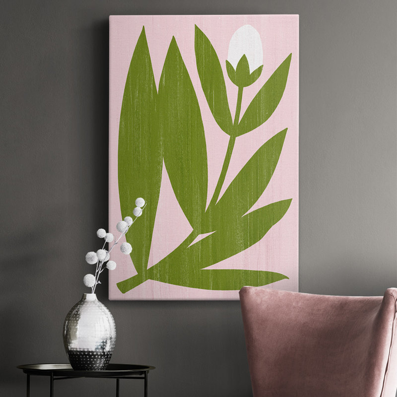 Flower Cuttng - impression sur toile tendue, L 12 po x H 18 po