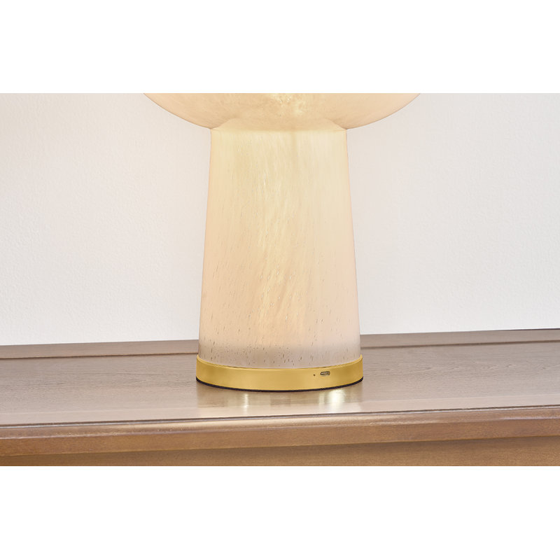 Fords Rechargeable Table Lamp in Aged Brass
