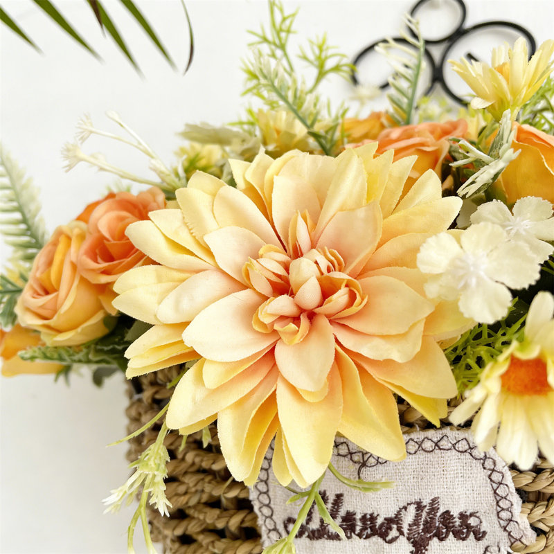 Wall-Mounted Artificial Flower