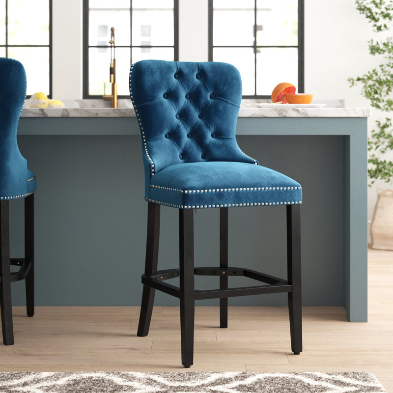 Cantu Bar Stool, Blue