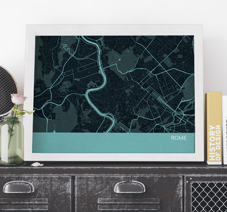 Single Picture Frame Print, White