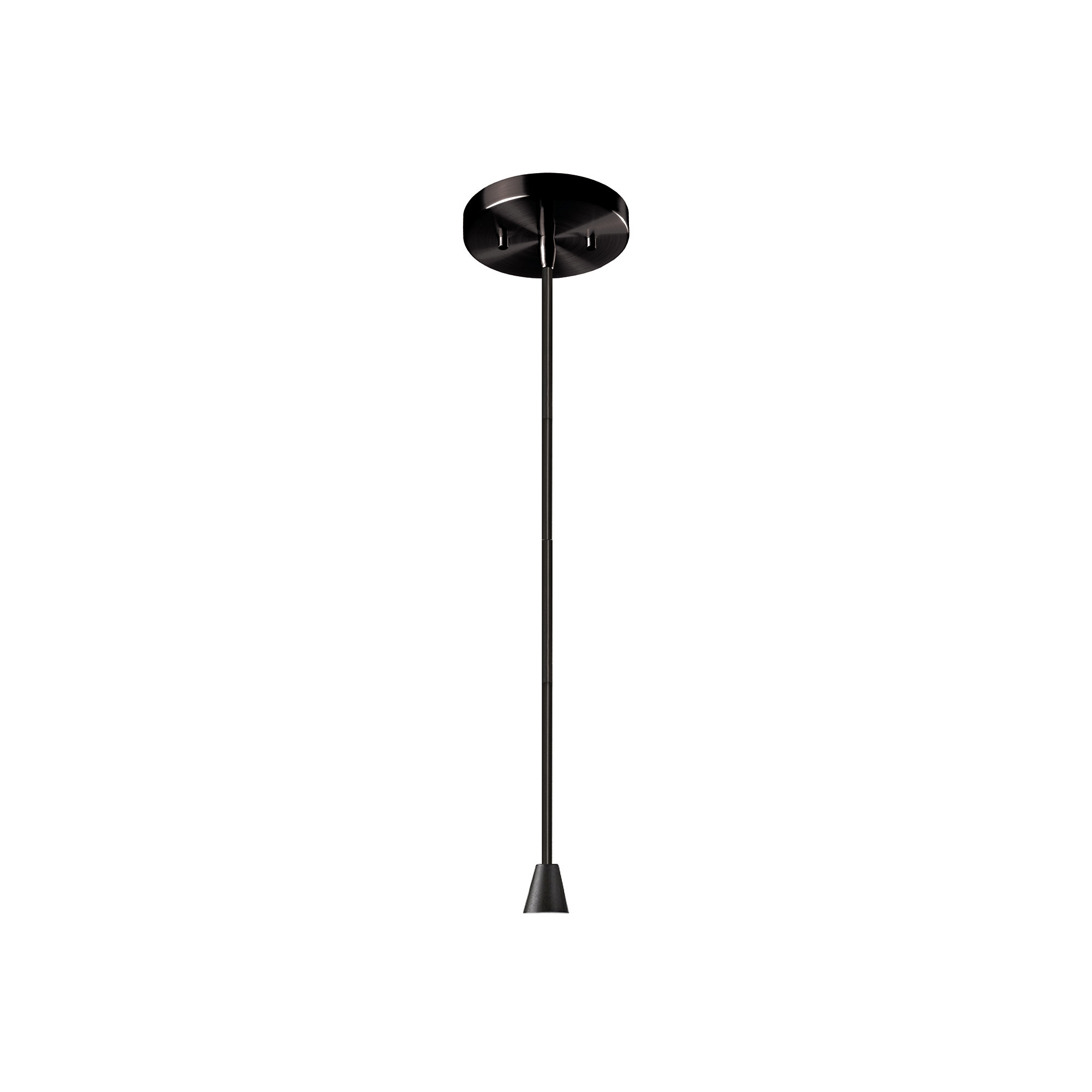 Leni Single Light Ceramic Dimmable Pendant, Matte Black, Matte White