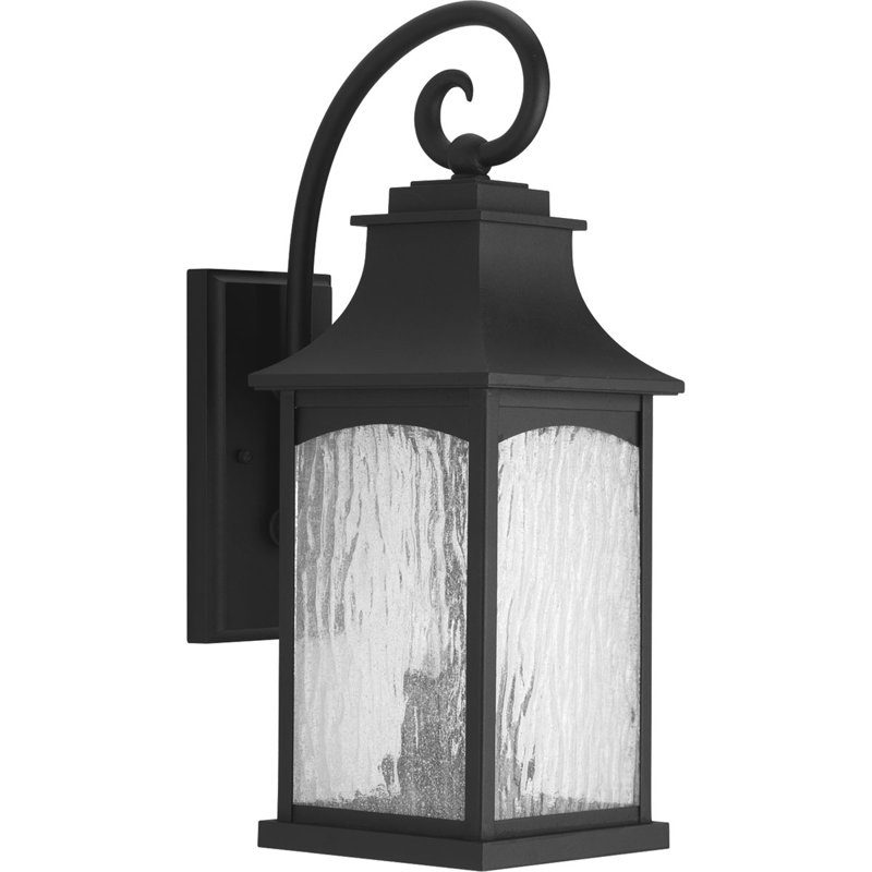 Lanterne murale d'extérieur Kota Danny, Noir, 3 - Ampoule, H 23,75 po x l 8,5 po x P 12 po