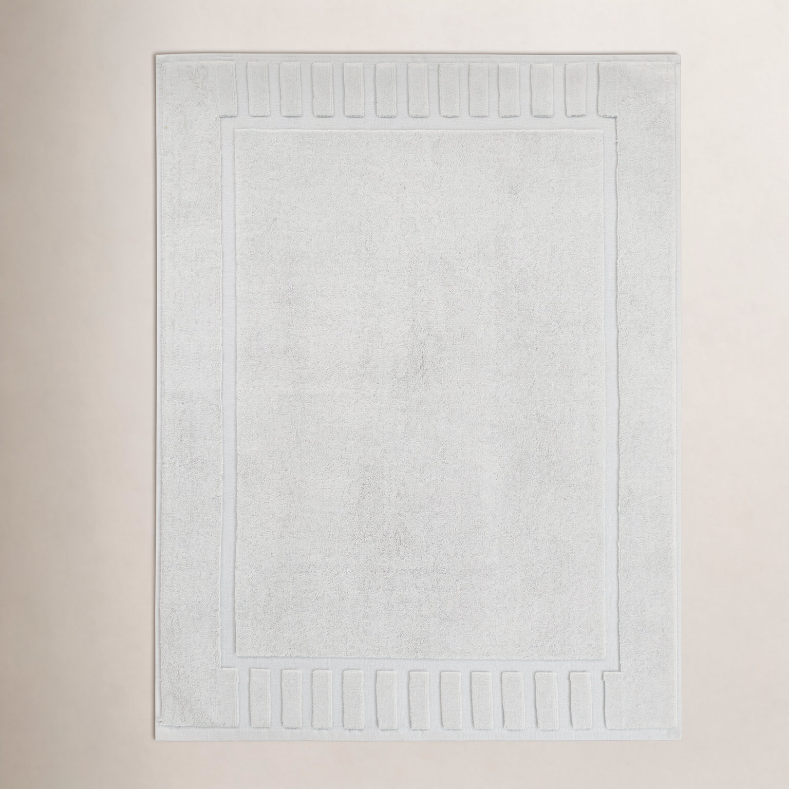 Pardue Cotton Bath Mat, Aqua Marine, Geometric