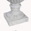 Urne de jardin pour l'extérieur, blanc antique