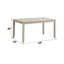 with Solid Wood Base Dining Table
