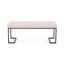 Banc rembourré capitonné