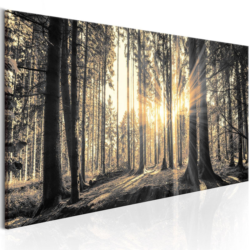 Soleil forêt Sobieski, H 20 po x l 59 po x P 0,7 po