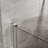 34"X72" Pivot Shower Door, 1/4 Inch Thick Tempered Glass Swing Shower Door Finish, Semi-Frameless Design-121998706