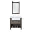 Ensemble de meuble-lavabo simple 36 "avec miroir Villareal-1172314066