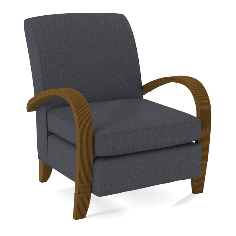 Vero Armchair, Havana, Beige Performance Fabric; 0851-73