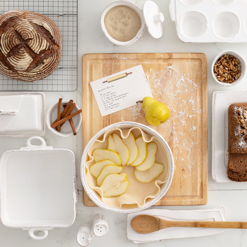 VIETRI Lastra Stoneware Pie Pan
