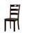 Transitional Style Dining Table Set. Square Shape Table Slat Back Chair Dining Room