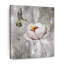 Colibri au-dessus d'une fleur - impression sur toile tendue-1041206444