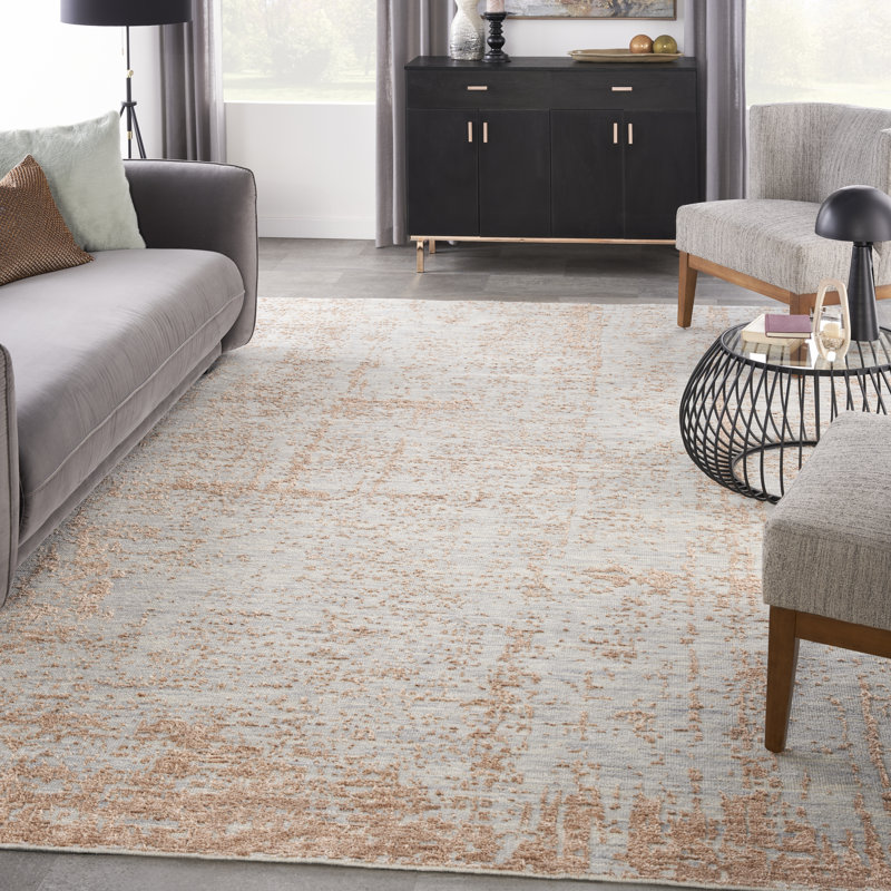 Abstract Hand Woven Area Rug, Rectangle 8'6" x 11'6"