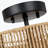 Rattan Semi Flush Mount-77261129
