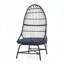 Outdoor Wicker Papasan Lounge Chair