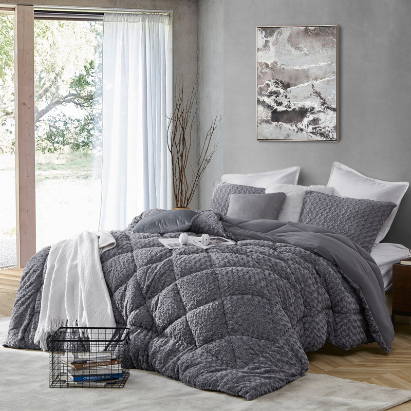 Puppy Love Pedigree Silver Coma Inducer Oversized Comforter, King Comforter